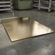 Лист латунный горячекатаный 12х1250х2500 мм ЛО62-1 ГОСТ 2208-2007