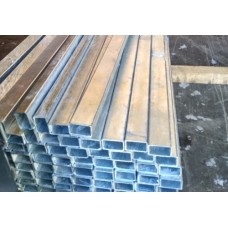 Труба профильная оцинкованная стальная б/ш прямоугольная 80x40x2 мм Ст10 ГОСТ 13663-86